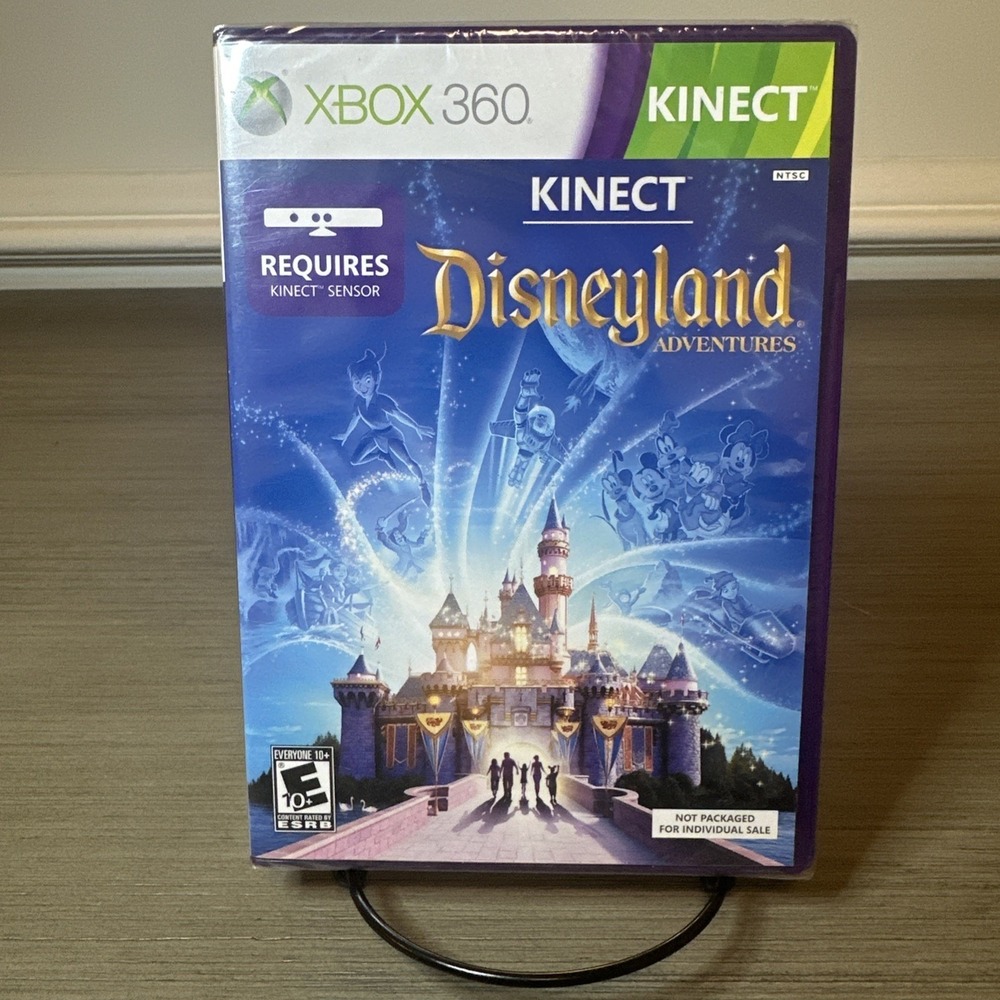 Kinect Disneyland Adventures (Xbox 360, 2011) New Factory Sealed Disney‎ World